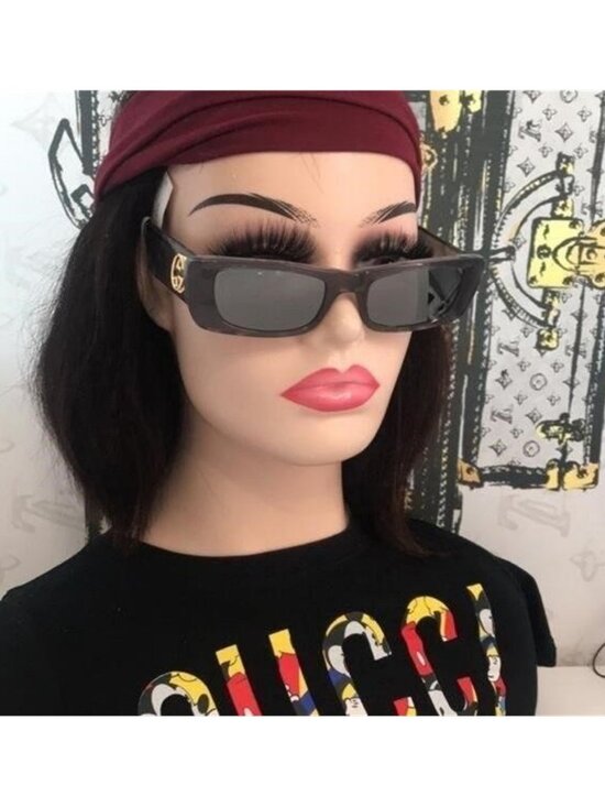 New Authentic Gucci GG0516S 002 Grey Silver Mirror Oversized Sunglasses main image 10